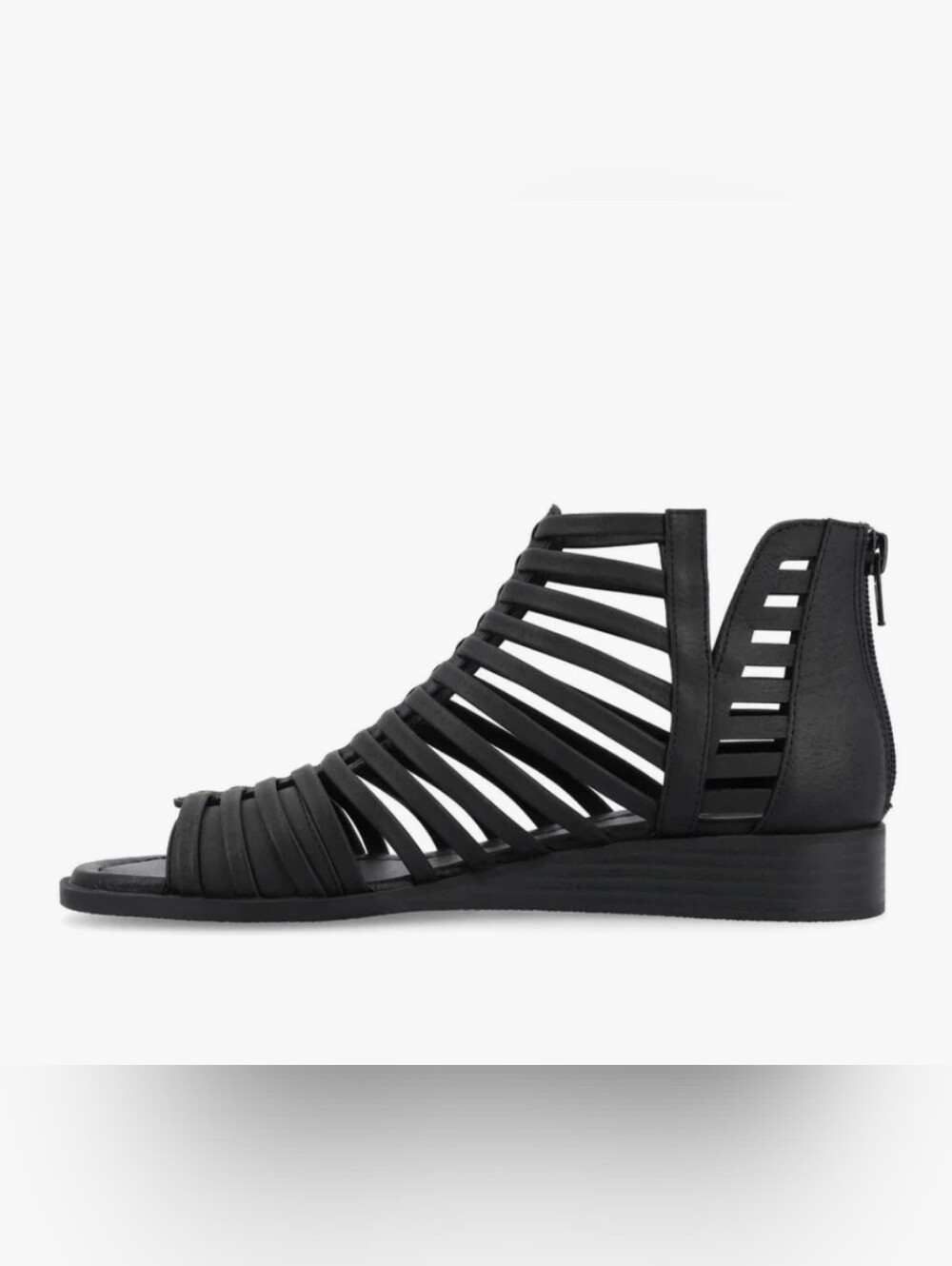 DELILAH GLADIATOR SANDALS IN VEGAN LEATHER